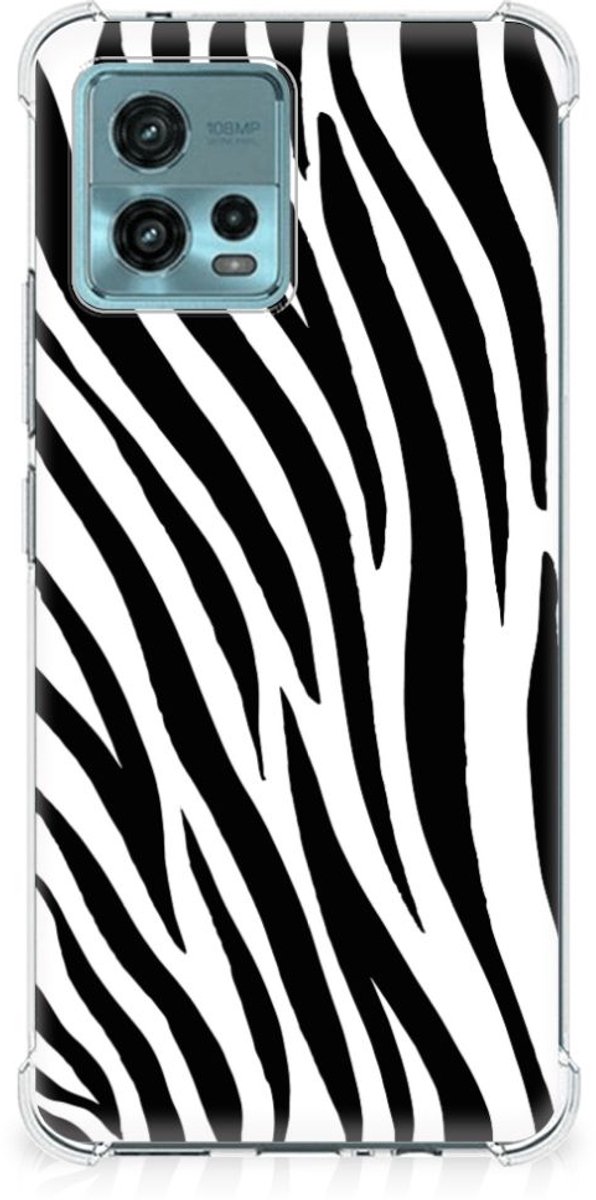 otorola Moto G72 Case Anti-shock Zebra