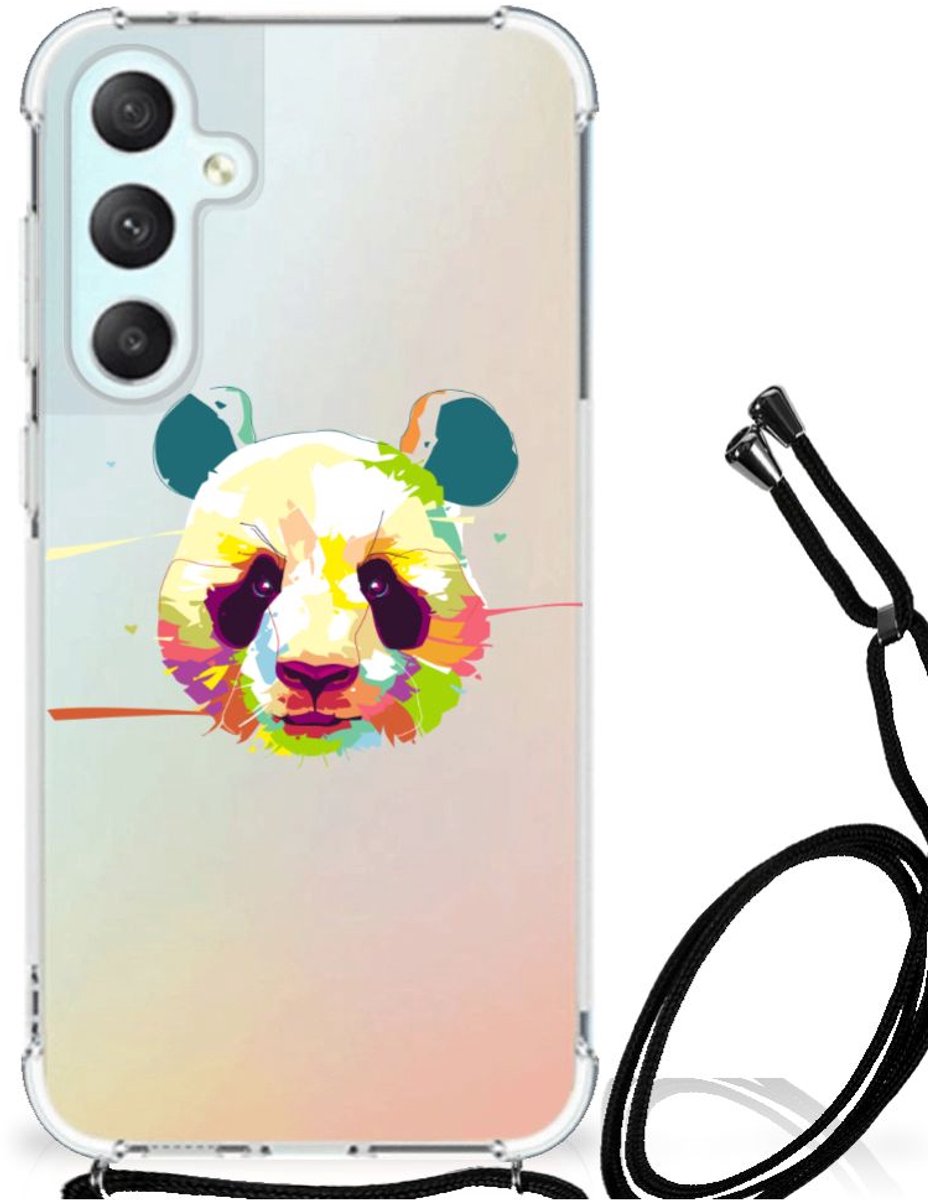 Samsung Galaxy S23 FE Stevig Bumper Hoesje Panda Color