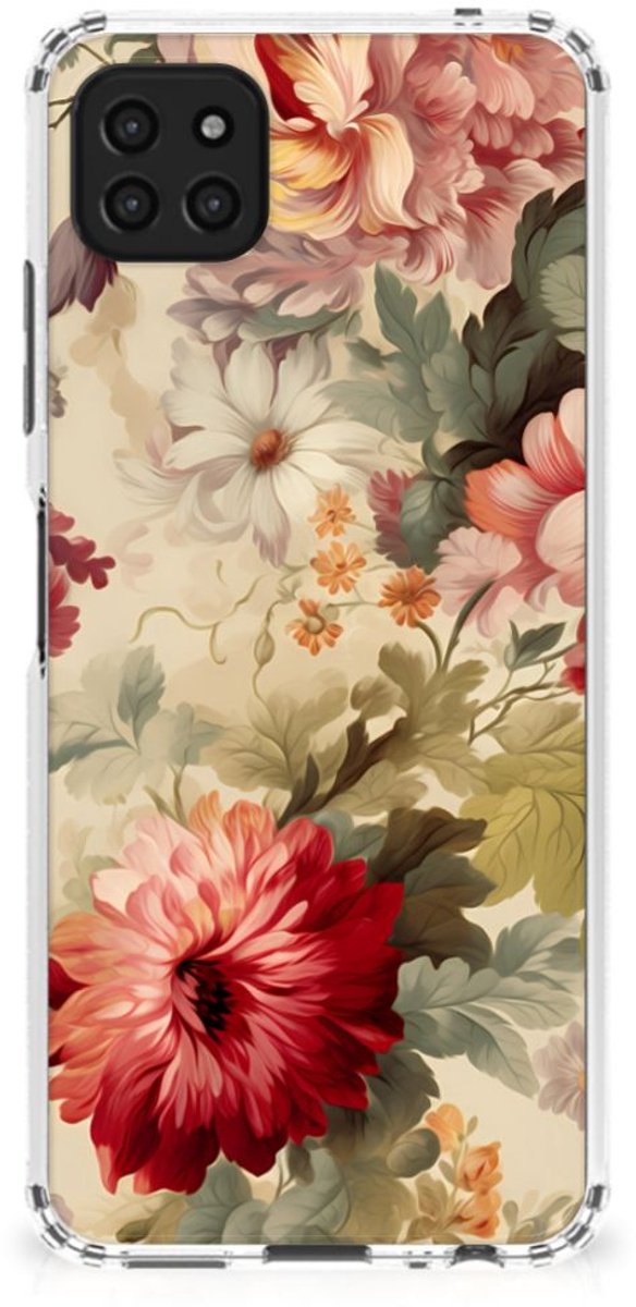Case voor Samsung Galaxy A22 5G Bloemen