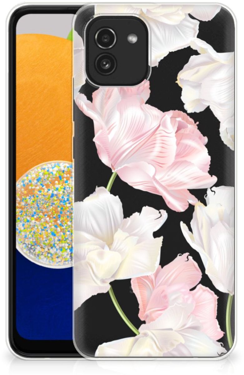 Samsung Galaxy A03 TPU Case Lovely Flowers