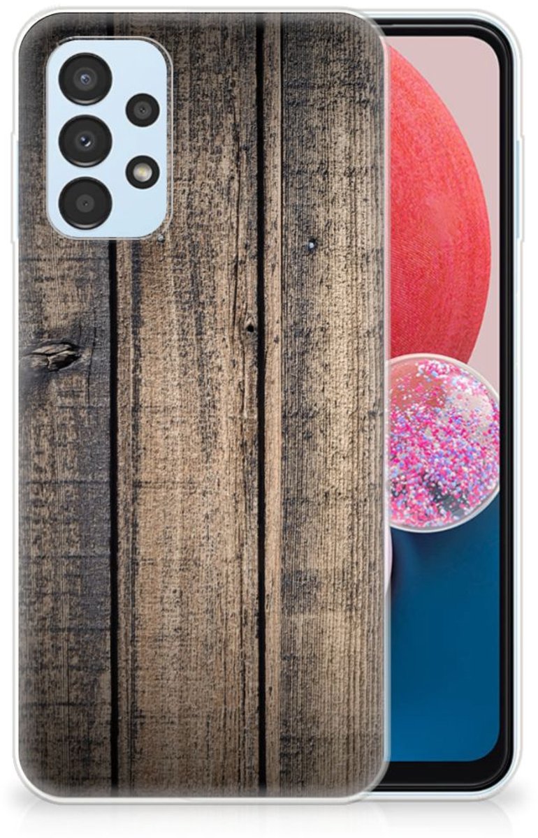 Samsung Galaxy A13 4G Bumper Hoesje Steigerhout