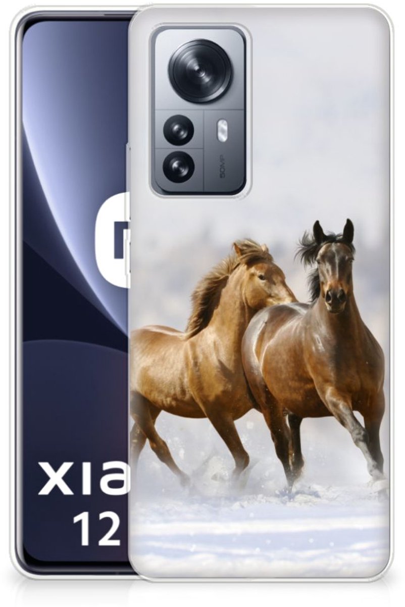 Xiaomi 12 Pro TPU Hoesje Paarden