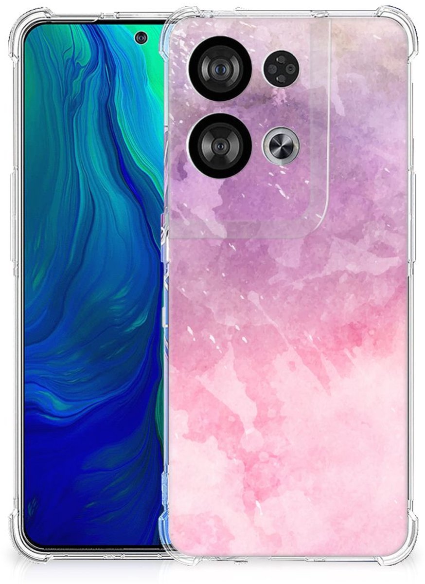 Back Cover OPPO Reno8 Pink Purple Paint
