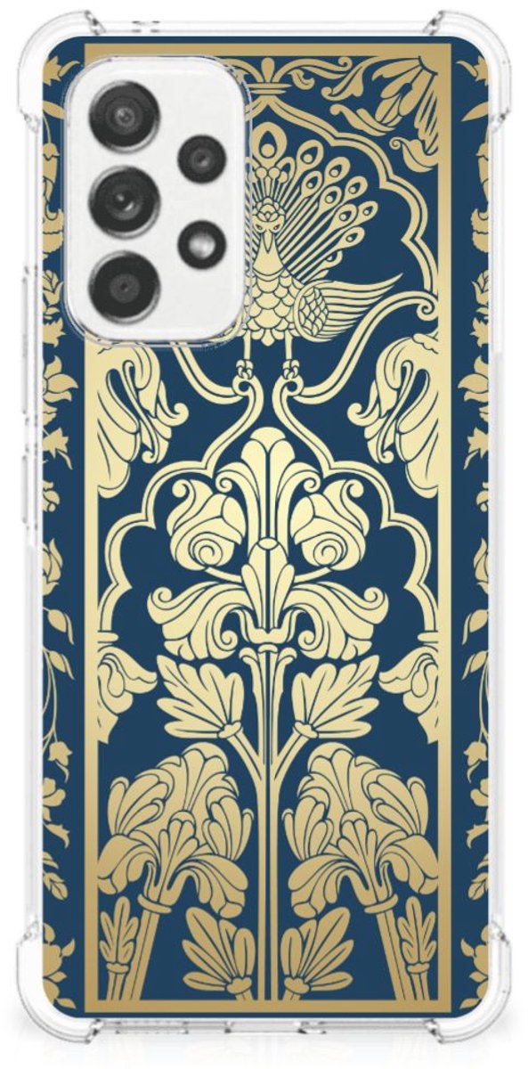 Samsung Galaxy A53 5G Case Beige Flowers