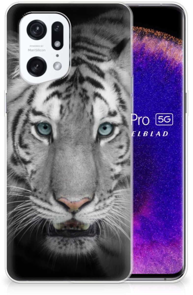 OPPO Find X5 Pro TPU Hoesje Tijger