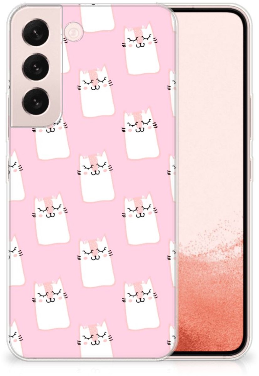Samsung Galaxy S22 TPU Hoesje Sleeping Cats