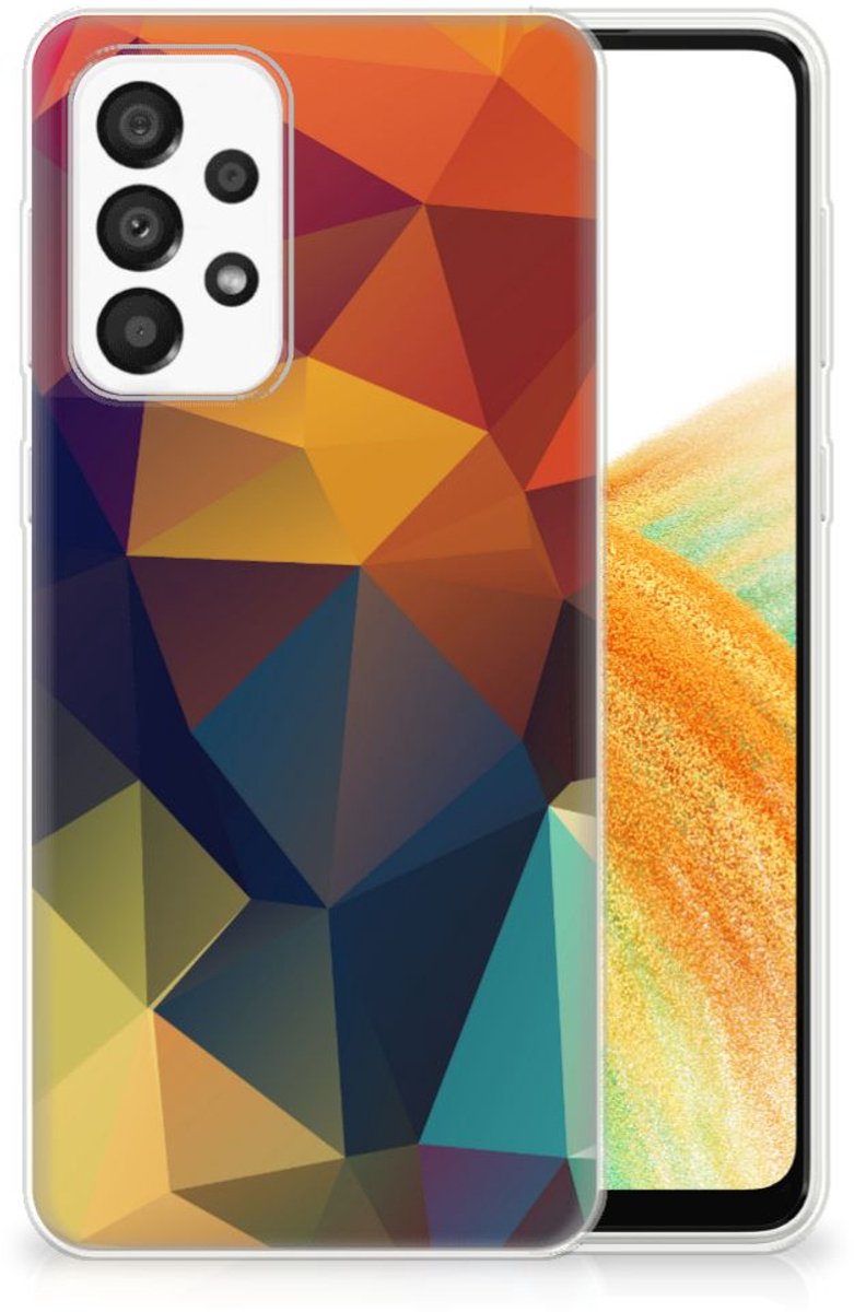 Samsung Galaxy A33 5G TPU Hoesje Polygon Color