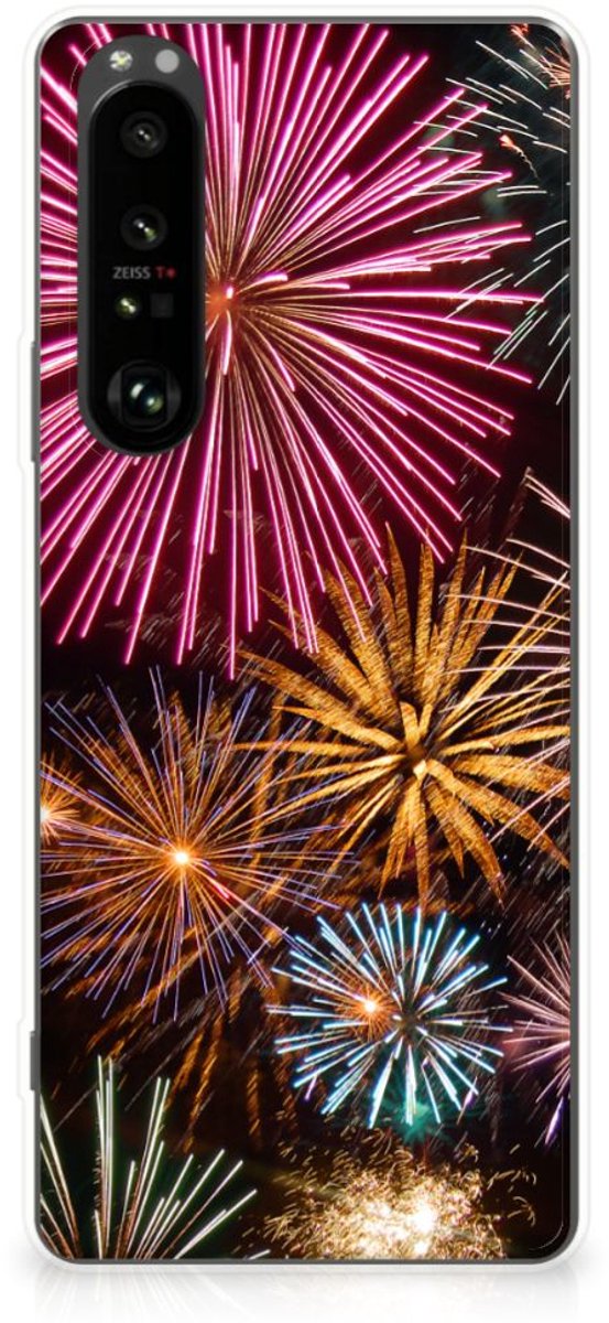 Sony Xperia 1 III Silicone Back Cover Vuurwerk