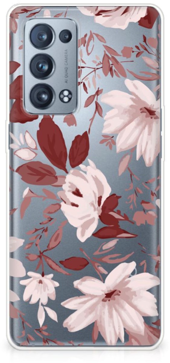 Hoesje maken OPPO Reno 6 Pro Plus 5G Watercolor Flowers