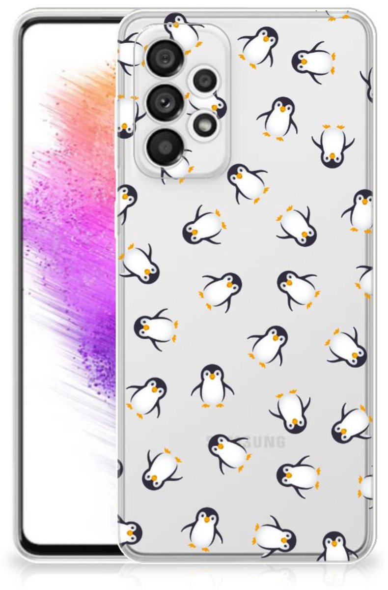 TPU bumper voor Samsung Galaxy A73 5G Pinguïn