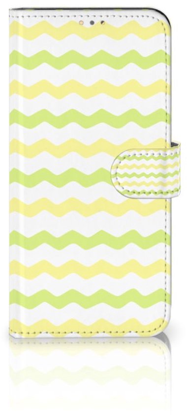 Coque Photo OPPO A15 Coque Téléphone Vagues Yellow