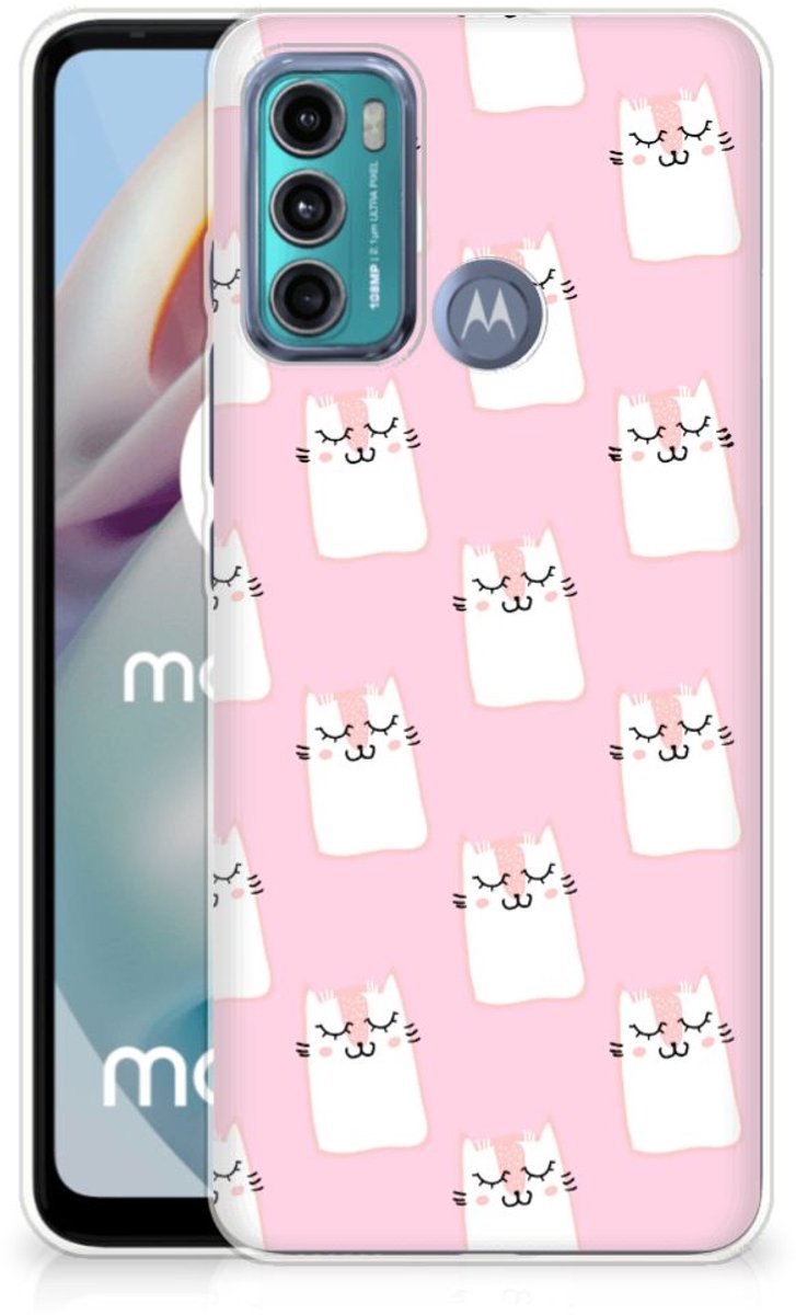 Motorola Moto G60 TPU Hoesje Sleeping Cats