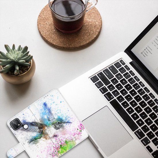 Etui portefeuille OPPO A15 Case Vogel