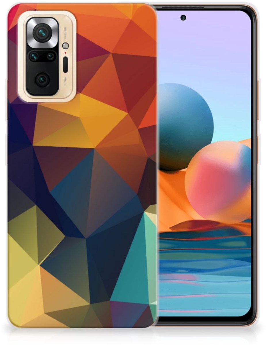 Xiaomi Redmi Note 10 Pro TPU Hoesje Polygon Color