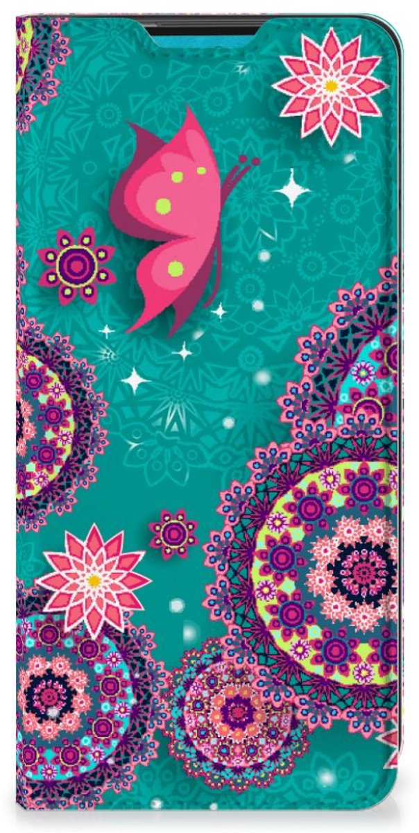 Samsung Galaxy A73 Bookcase Cirkels en Vlinders