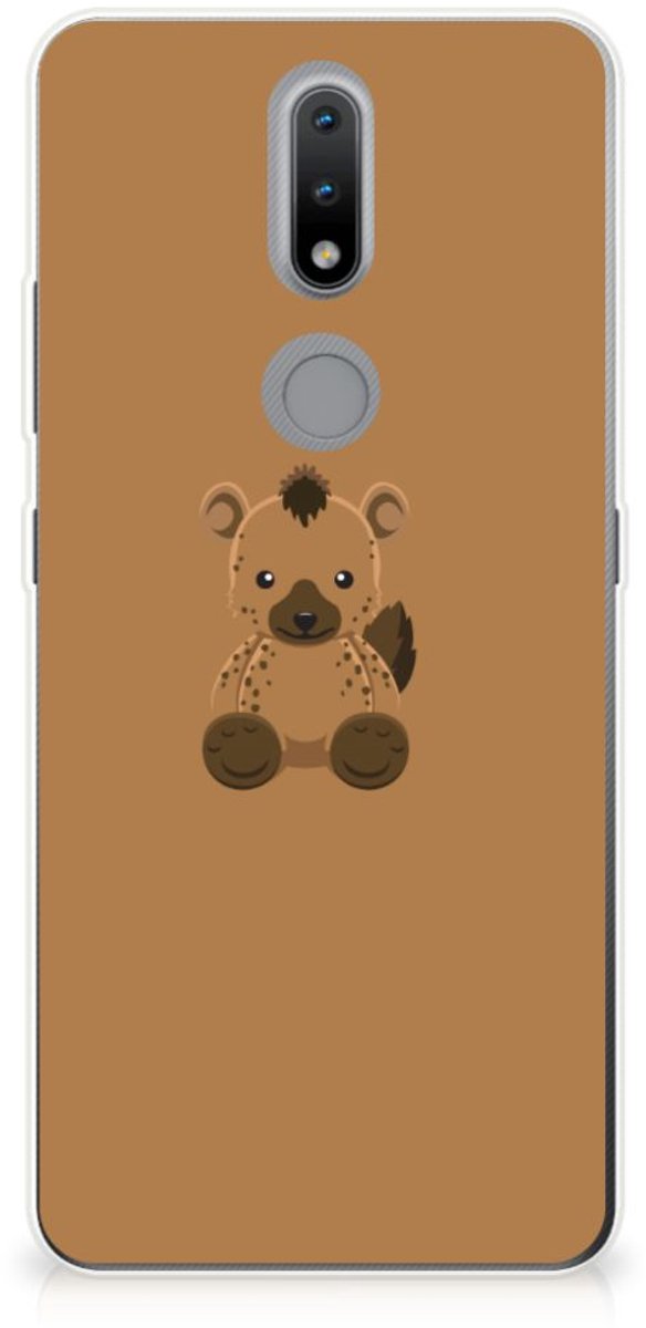 Nokia 2.4 Telefoonhoesje met Naam Baby Hyena