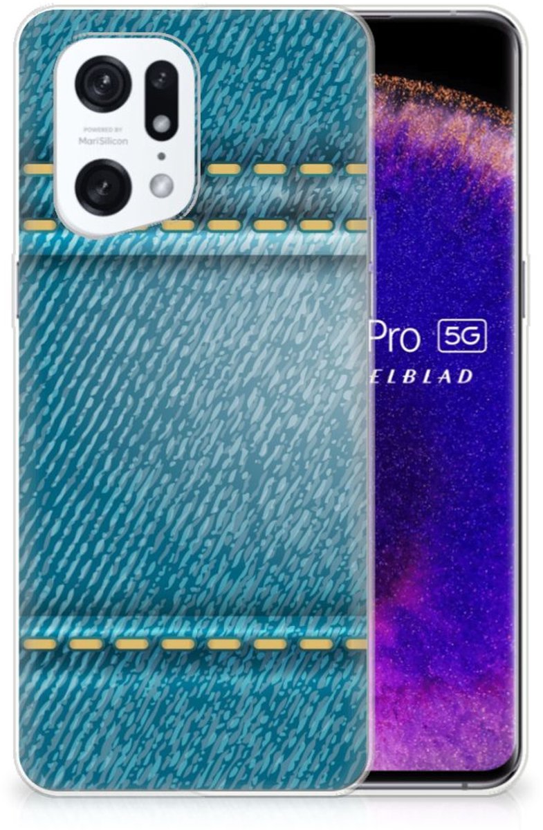 OPPO Find X5 Pro Silicone Back Cover Jeans