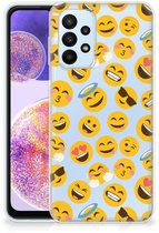 Coque arrière en Siliconen souple Samsung Galaxy A23 - Idéal comme cadeau pour les Filles - Emoji