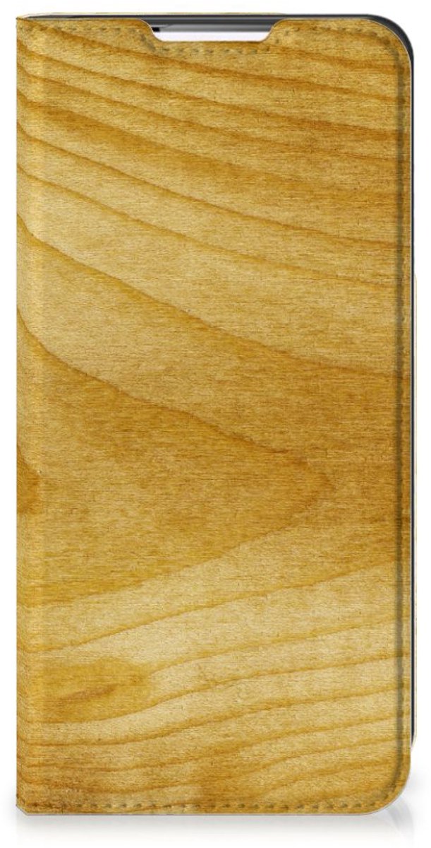 Samsung Galaxy S22 Plus Book Wallet Case Licht Hout