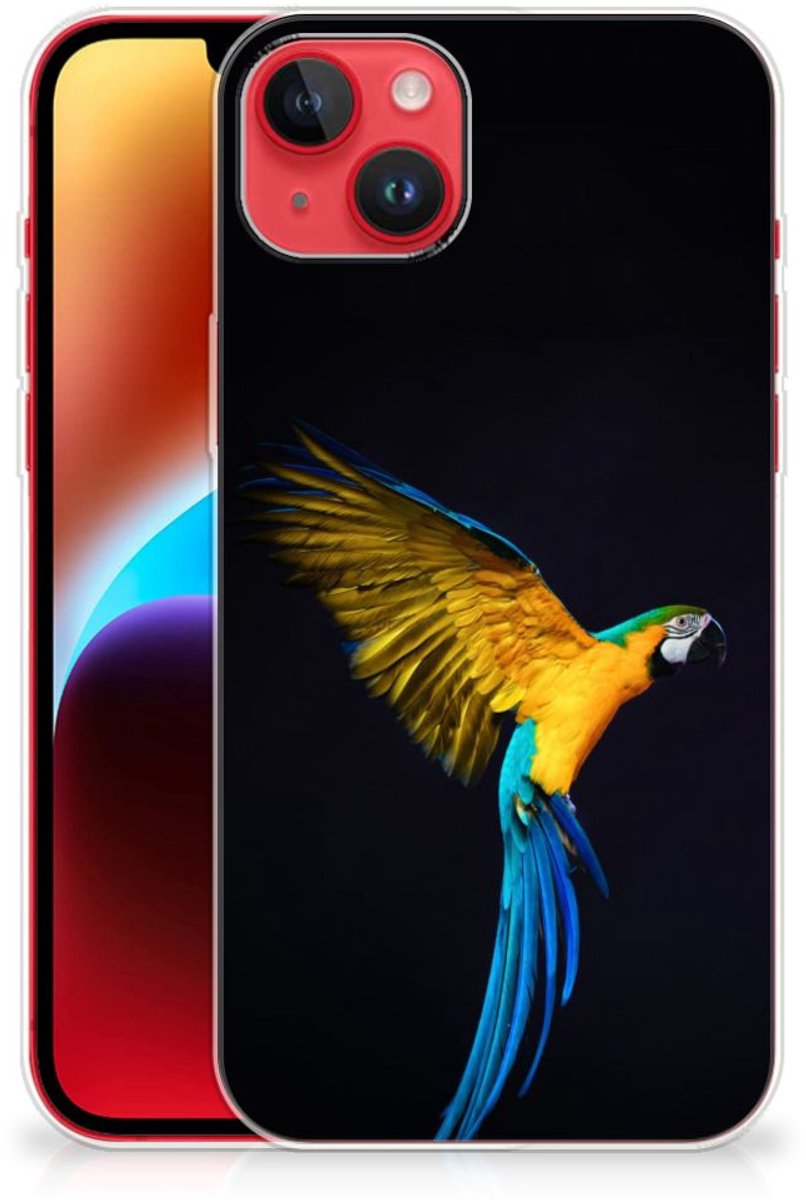 iPhone 14 Plus TPU Hoesje Papegaai