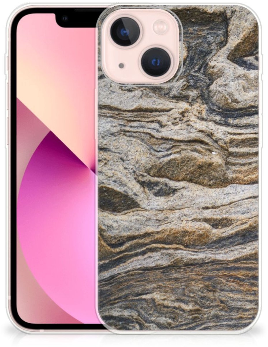 iPhone 13 mini TPU Siliconen Hoesje Steen