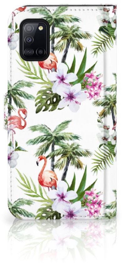 Coque Téléphone Samsung Galaxy A31 Protection Téléphone Palms Flamingo