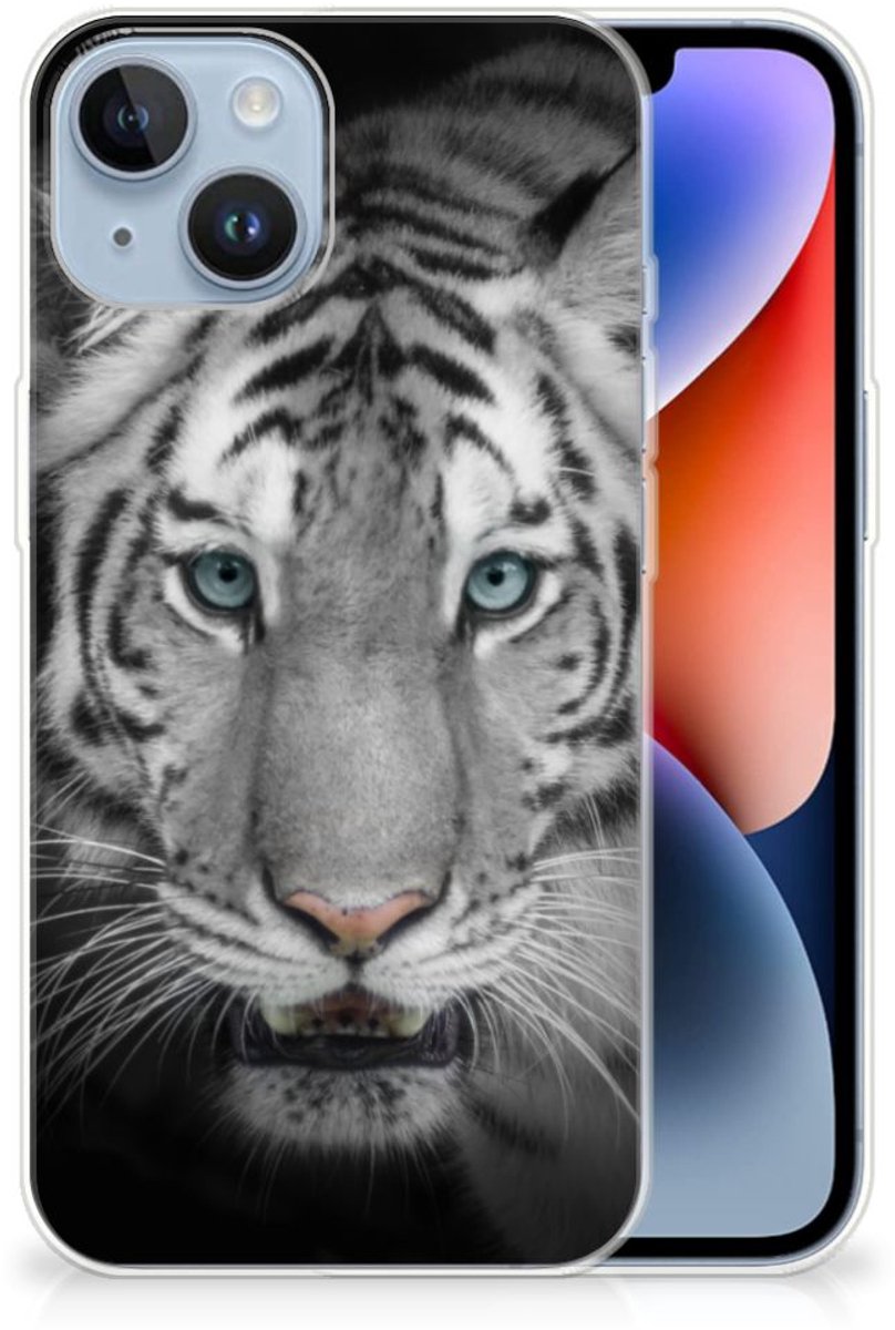 Apple iPhone 14 TPU Hoesje Tijger