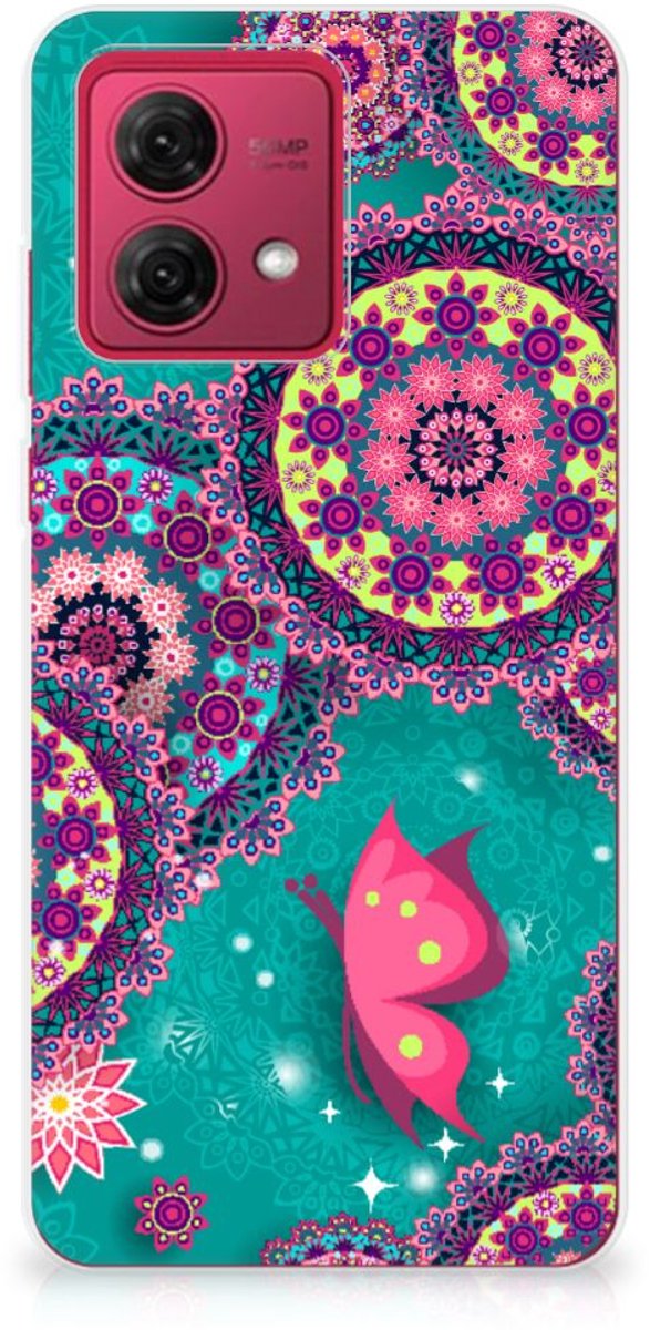 TPU Hoesje voor Motorola Moto G84 Vlinder