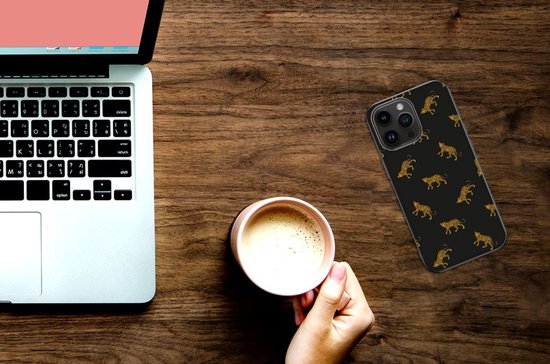 Coque de téléphone à imprimé animal adaptée à iPhone 15 Pro Max Léopards