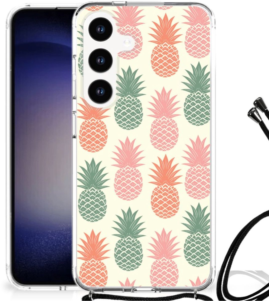 Samsung Galaxy S24 Beschermhoes Ananas