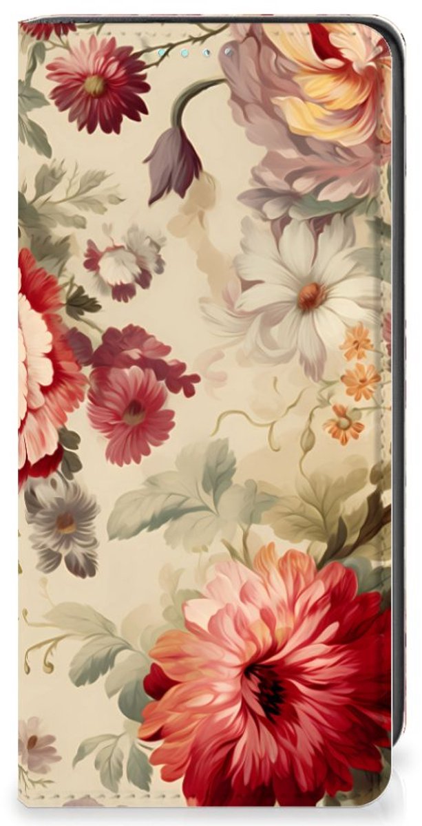 Smart Cover voor Samsung Galaxy A41 Bloemen
