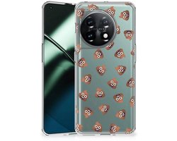 TPU bumper voor OnePlus 11 Poep Emojis