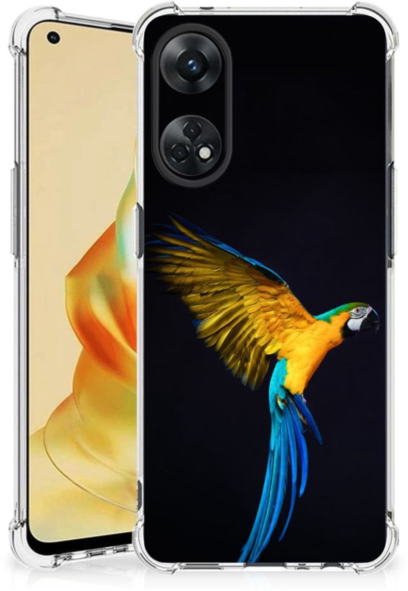 OPPO Reno8 T 4G Case Anti-shock Papegaai