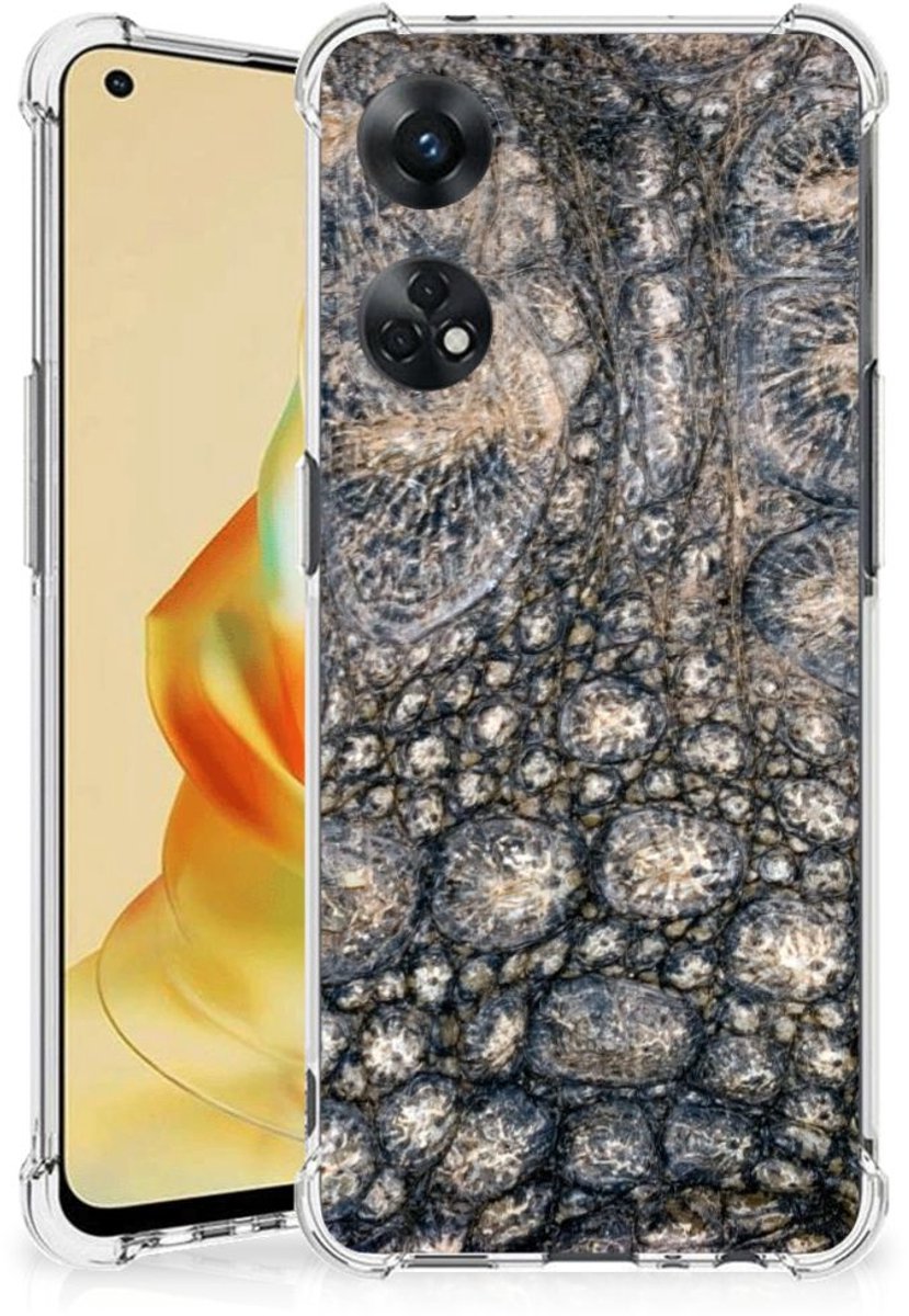 OPPO Reno8 T 4G Case Anti-shock Krokodillenprint