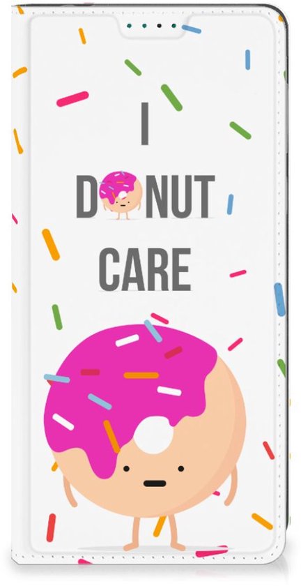 Bookcase avec citations otorola Moto E13 4G Smartphone Case Gifts for Filles Donut