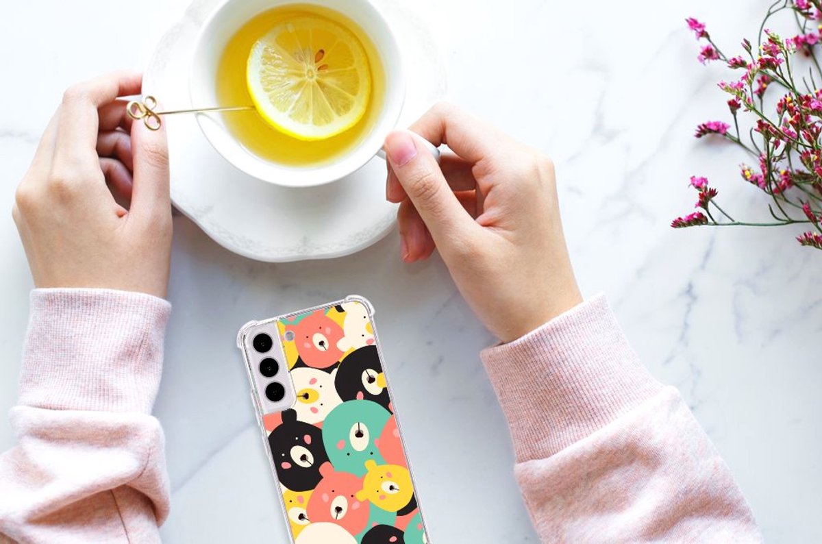 Samsung Galaxy S22 Plus Stevig Bumper Hoesje Bears