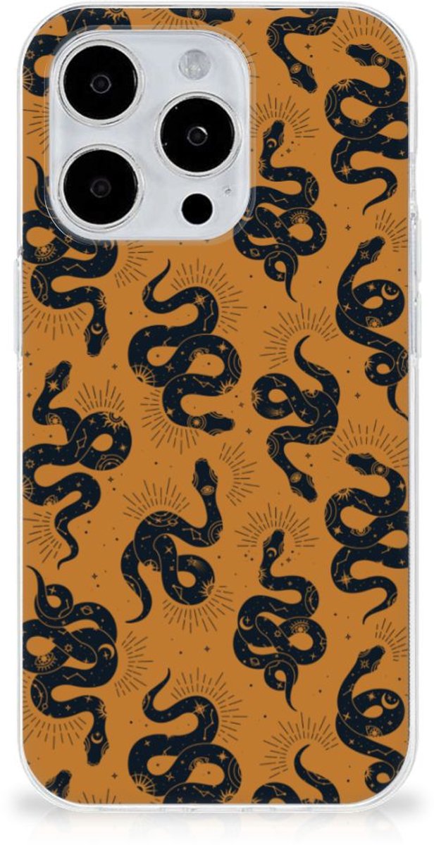TPU Hoesje voor iPhone 15 Pro Snakes