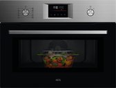 Bol.com AEG OO5NK4W0M 5000 serie CombiCook Inbouwoven - Heteluchtoven met Magnetron - 41 L aanbieding