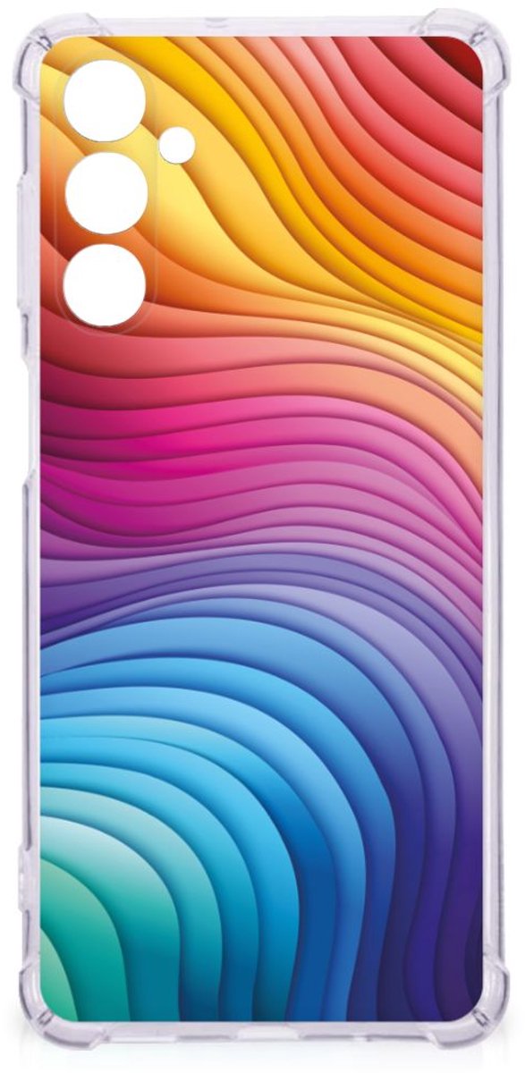 Shockproof Case voor Samsung Galaxy M54 Regenboog