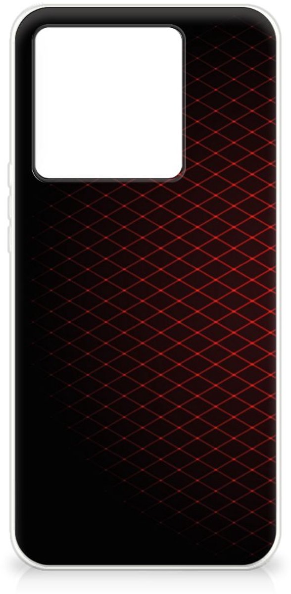 TPU Hoesje voor Xiaomi 13T TPU bumper Geruit Rood