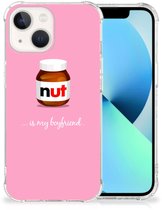 Coque en silicone Coque iPhone 13 avec bord transparent Nut Boyfriend