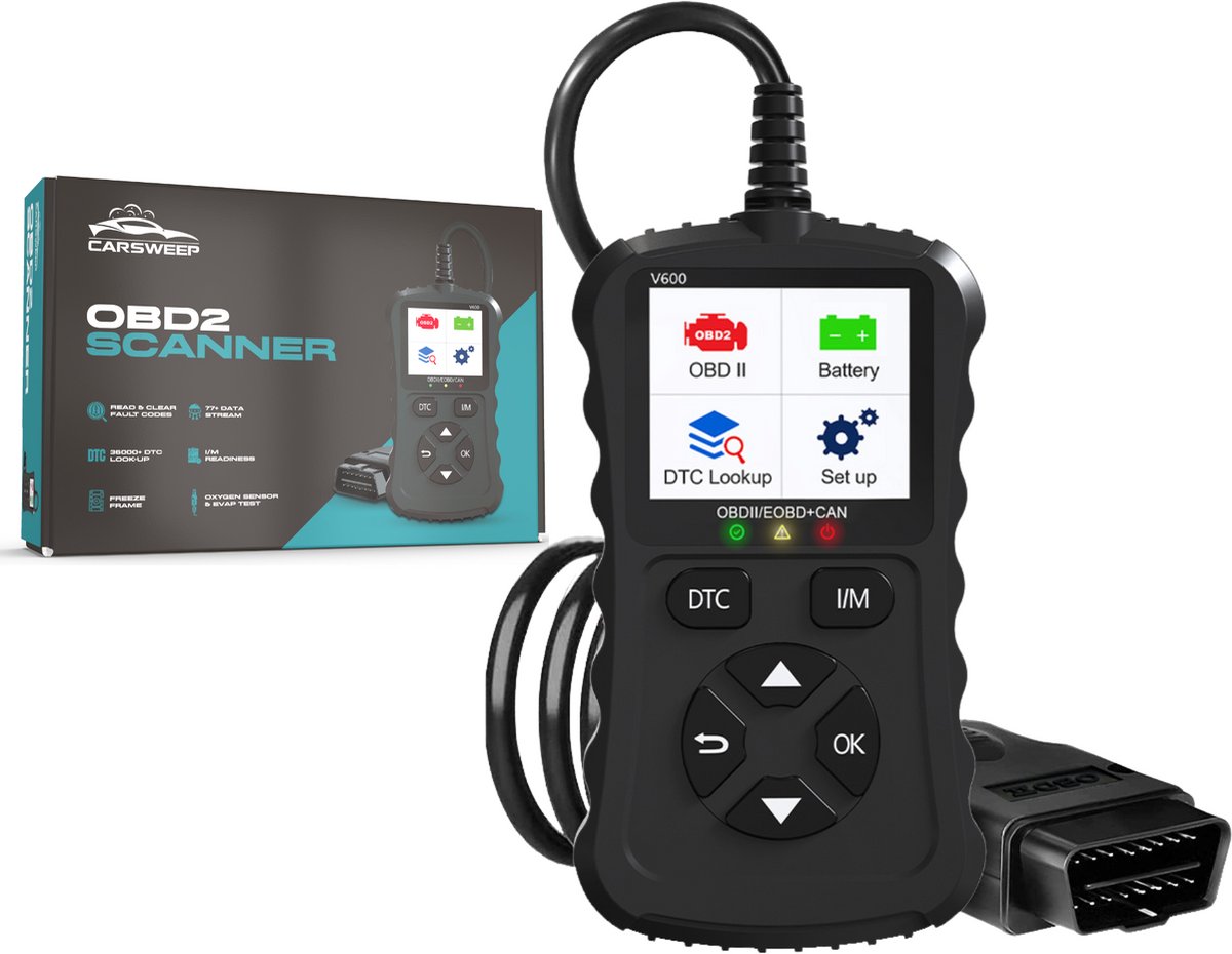 Carsweep® OBD2 Scanner - Auto uitleesapparaat - OBD Scanner