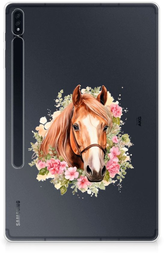 Coque arrière adaptée au Samsung Galaxy Tab S7 Plus | Cheval S8 Plus