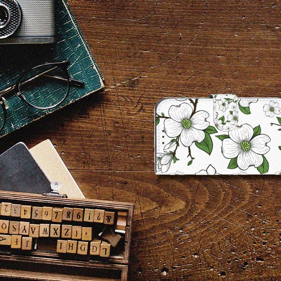 Housse avec Fermeture magnétique Samsung Galaxy Xcover 4 | Xcover 4s Coque Fleurs De Cornouiller