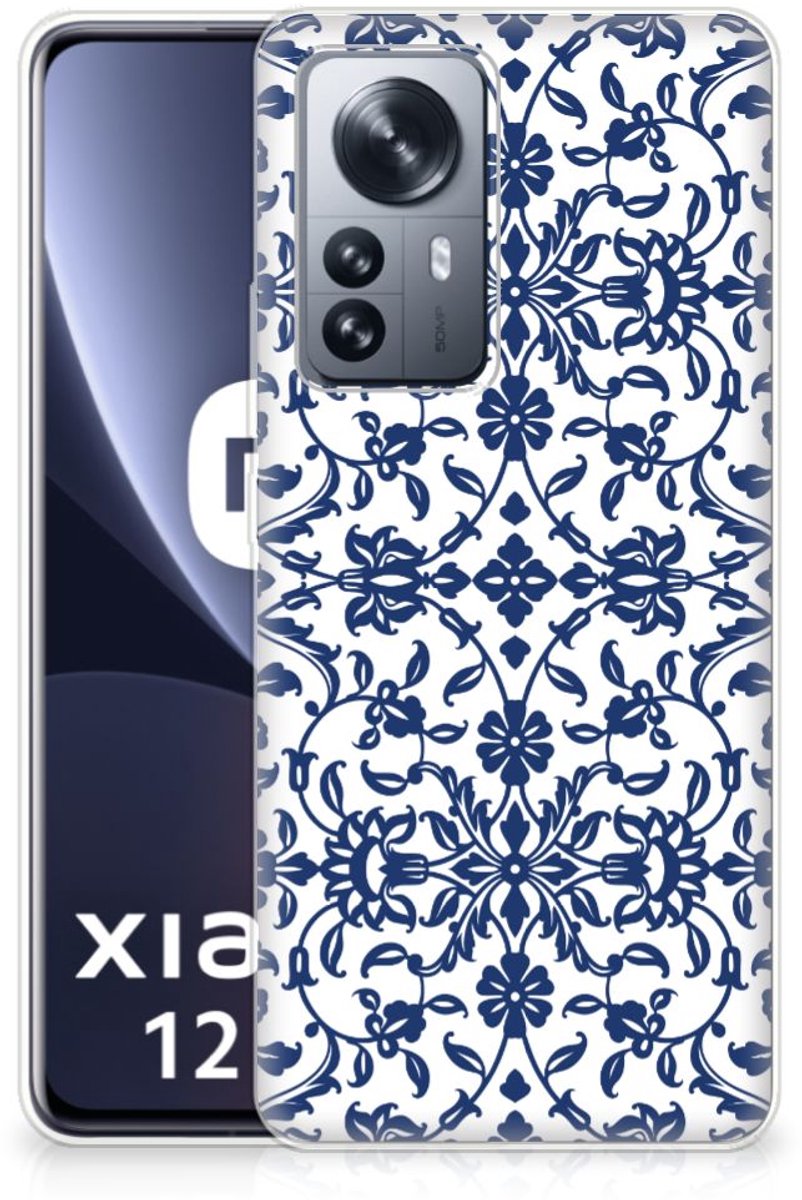 Xiaomi 12 Pro TPU Case Flower Blue