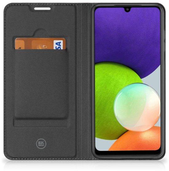 Bookcase Samsung Galaxy A22 4G | M22 Smart Cover Grijs Marbre