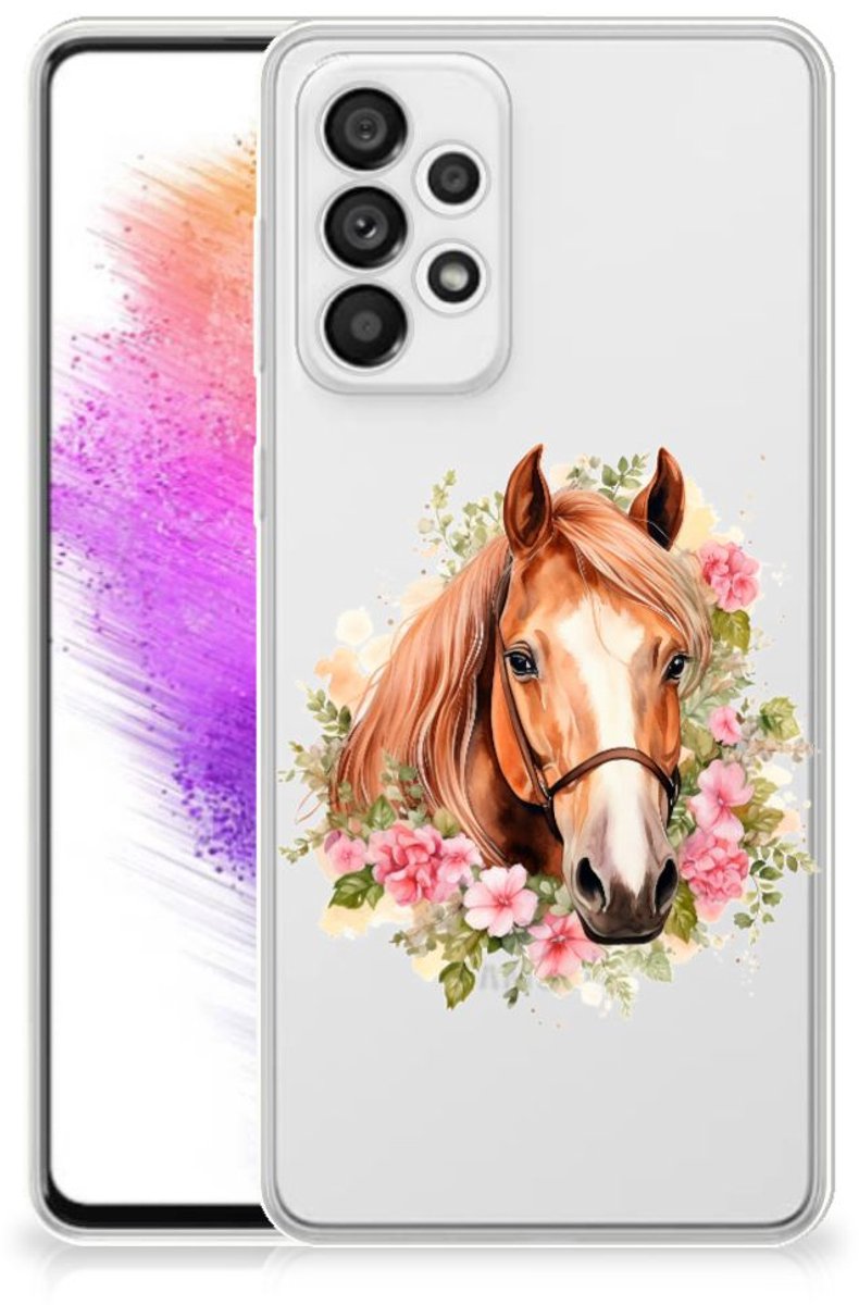 TPU Hoesje voor Samsung Galaxy A73 5G Paard