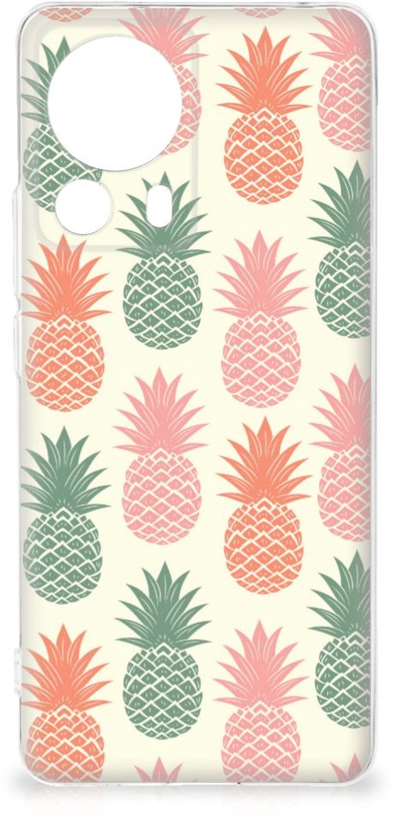 Xiaomi 13 Lite Siliconen Case Ananas