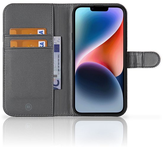 Etui pour Téléphone iPhone 15 Plus Coque Orange De Marbre