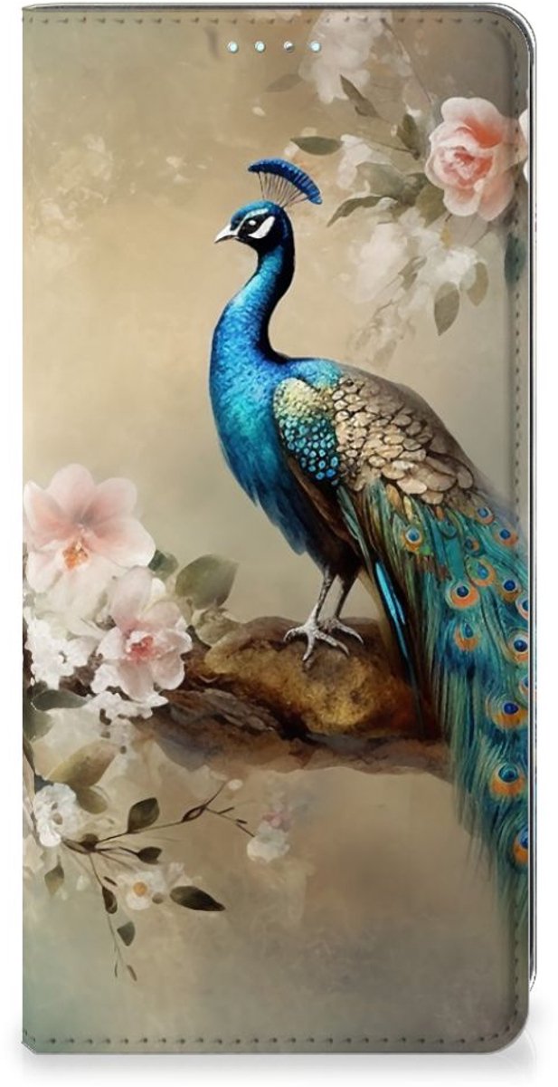 Hoesje maken voor Samsung Galaxy A71 Vintage Pauwen